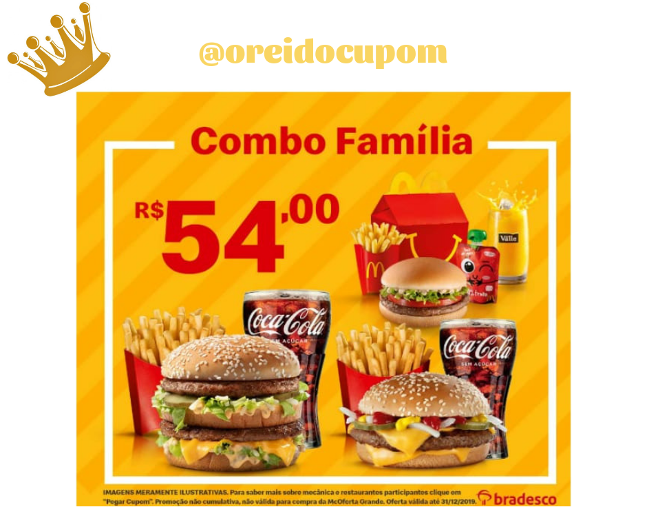 Cupom mcdonalds 2019